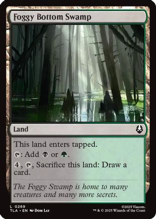Image of Foggy Bottom Swamp (TLA-269) - Avatar: The Last Airbender Foil