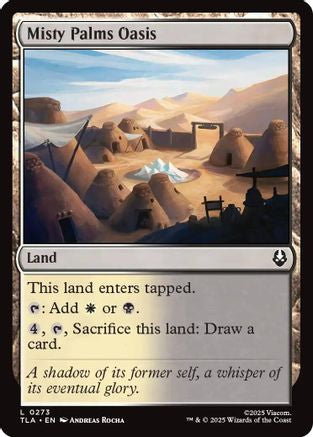 Image of Misty Palms Oasis (TLA-273) - Avatar: The Last Airbender Foil