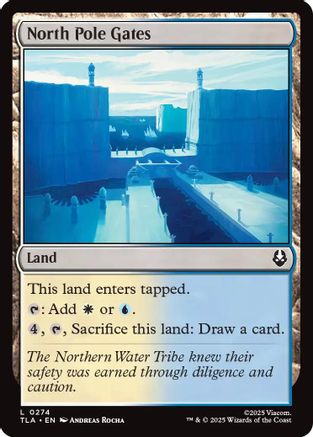 Image of North Pole Gates (TLA-274) - Avatar: The Last Airbender Foil