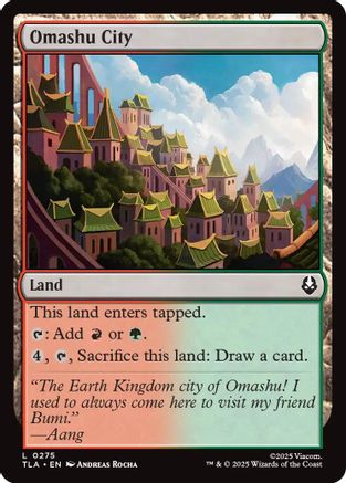 Image of Omashu City (TLA-275) - Avatar: The Last Airbender Foil