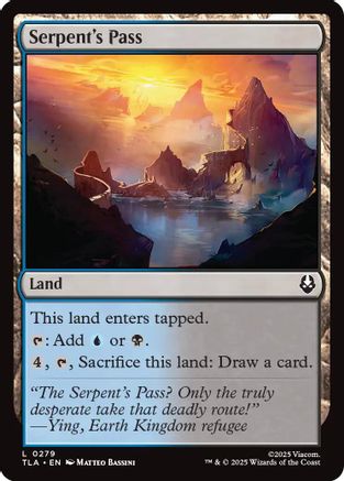 Image of Serpent's Pass (TLA-279) - Avatar: The Last Airbender Foil