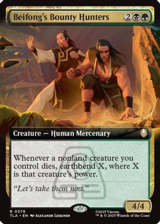 Image of Beifong's Bounty Hunters (Extended Art) (TLA-379) - Avatar: The Last Airbender
