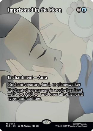 Image of Imprisoned in the Moon (Borderless) (TLE-014) - Avatar: The Last Airbender: Eternal-Legal