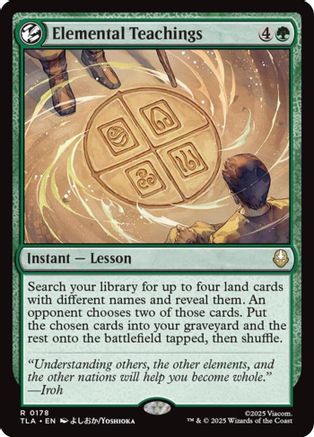 Image of Elemental Teachings (TLA-178) - Avatar: The Last Airbender Foil