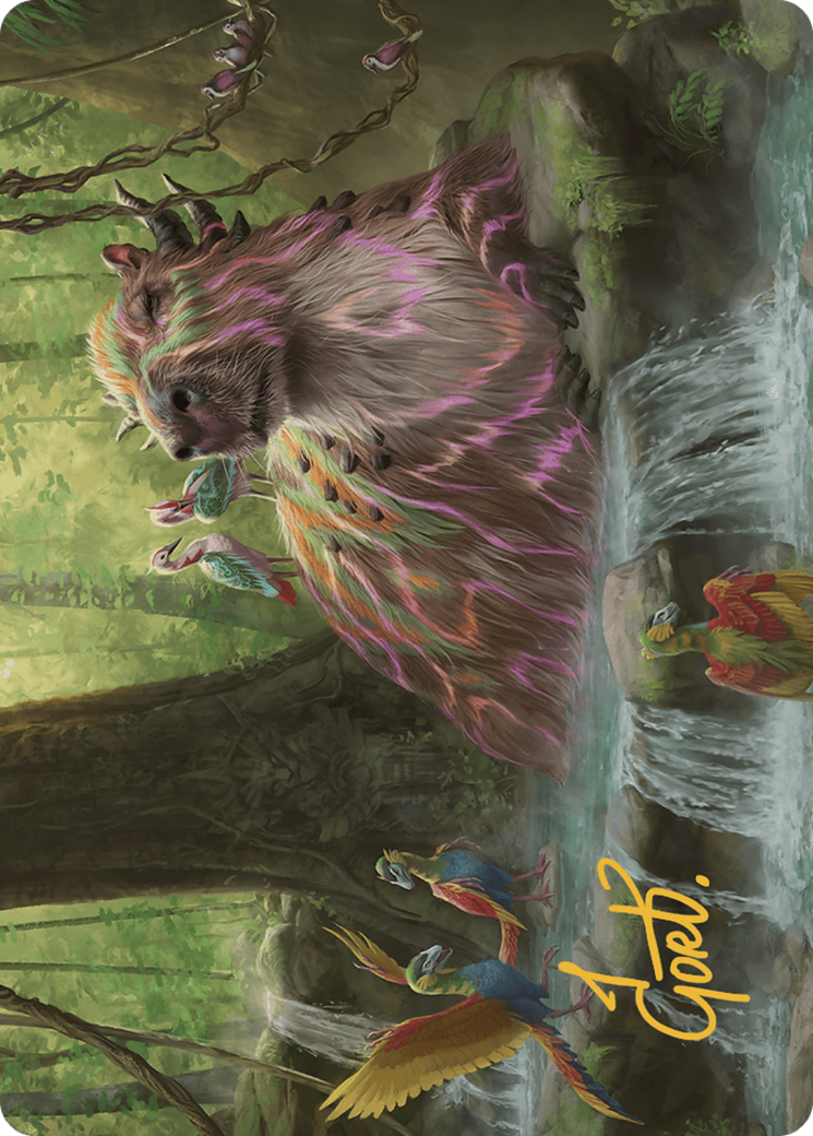 Image of Basking Capybara // Basking Capybara (ALCI-022) - The Lost Caverns of Ixalan Art Series (Borderless)