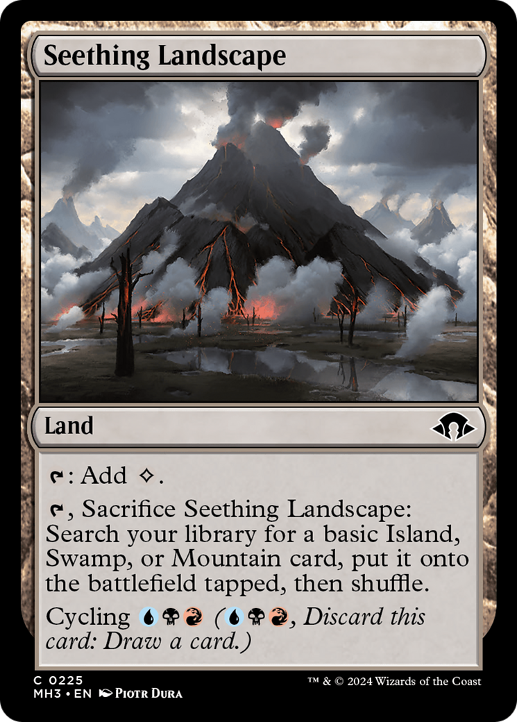 Image of Seething Landscape (MH3-225) - Modern Horizons 3 Foil