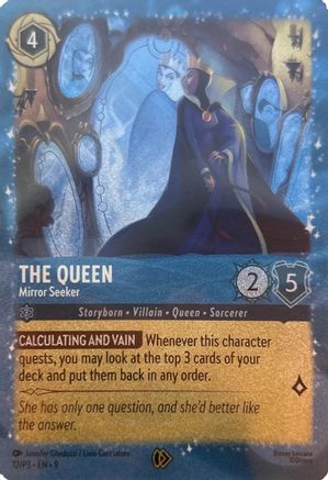 Image of The Queen - Mirror Seeker (12) - Disney Lorcana Promo Cards Holofoil