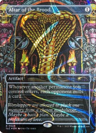 Image of Altar of the Brood (Halo Foil) (SLC-028) - Secret Lair Countdown Kit Foil