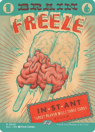 Image of Brain Freeze (SLC-002) - Secret Lair Countdown Kit Foil