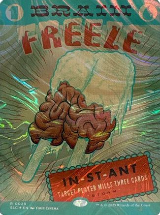 Image of Brain Freeze (Halo Foil) (SLC-029) - Secret Lair Countdown Kit Foil