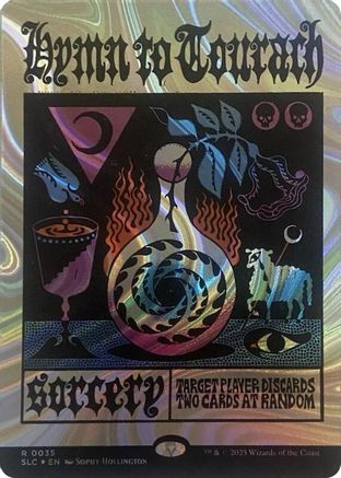 Image of Hymn to Tourach (Halo Foil) (SLC-035) - Secret Lair Countdown Kit Foil