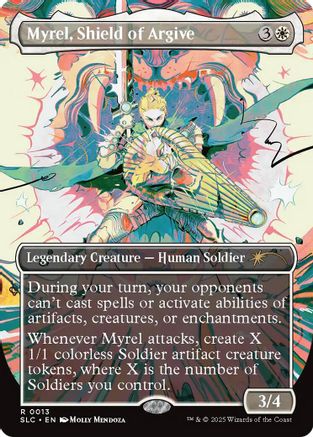 Image of Myrel, Shield of Argive (SLC-013) - Secret Lair Countdown Kit Foil