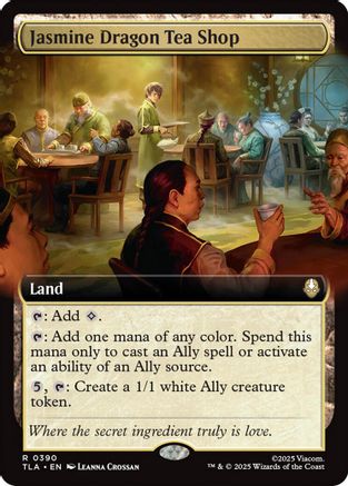 Image of Jasmine Dragon Tea Shop (Extended Art) (TLA-390) - Avatar: The Last Airbender Foil