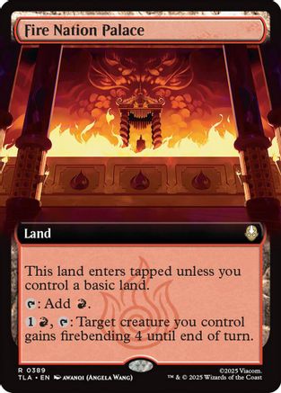 Image of Fire Nation Palace (Extended Art) (TLA-389) - Avatar: The Last Airbender