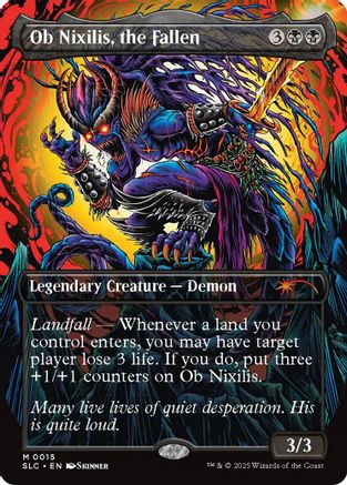 Image of Ob Nixilis, the Fallen (SLC-015) - Secret Lair Countdown Kit