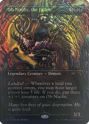 Image of Ob Nixilis, the Fallen (Halo Foil) (SLC-042) - Secret Lair Countdown Kit Foil