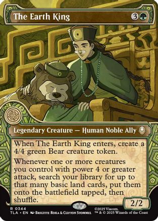 Image of The Earth King (Showcase) (TLA-344) - Avatar: The Last Airbender Foil