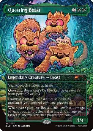 Image of Questing Beast (SLC-017) - Secret Lair Countdown Kit Foil