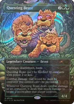 Image of Questing Beast (Halo Foil) (SLC-044) - Secret Lair Countdown Kit Foil