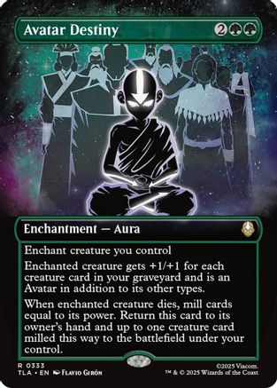 Image of Avatar Destiny (Borderless) (TLA-333) - Avatar: The Last Airbender