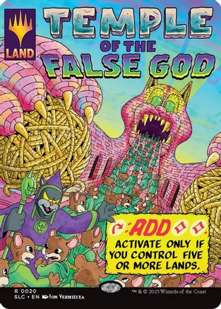 Image of Temple of the False God (SLC-020) - Secret Lair Countdown Kit Foil