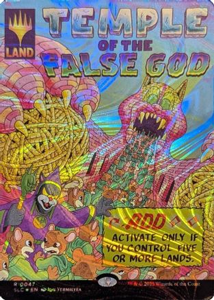 Image of Temple of the False God (Halo Foil) (SLC-047) - Secret Lair Countdown Kit Foil