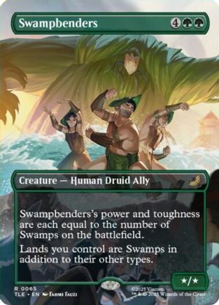 Image of Swampbenders (Borderless) (TLE-065) - Avatar: The Last Airbender: Eternal-Legal