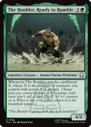 Image of The Boulder, Ready to Rumble (TLA-168) - Avatar: The Last Airbender