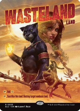 Image of Wasteland (SLC-023) - Secret Lair Countdown Kit Foil