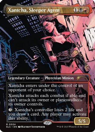 Image of Xantcha, Sleeper Agent (SLC-024) - Secret Lair Countdown Kit
