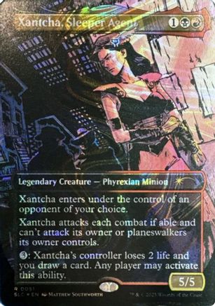 Image of Xantcha, Sleeper Agent (Halo Foil) (SLC-051) - Secret Lair Countdown Kit Foil