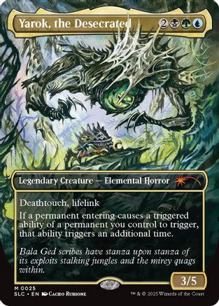 Image of Yarok, the Desecrated (SLC-025) - Secret Lair Countdown Kit Foil