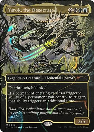 Image of Yarok, the Desecrated (Halo Foil) (SLC-052) - Secret Lair Countdown Kit Foil