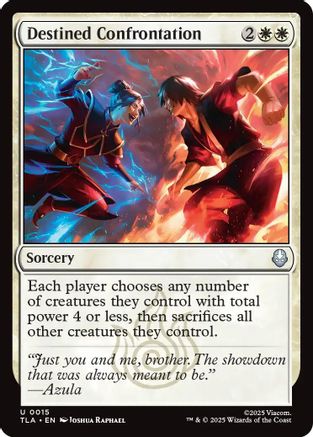 Image of Destined Confrontation (TLA-015) - Avatar: The Last Airbender
