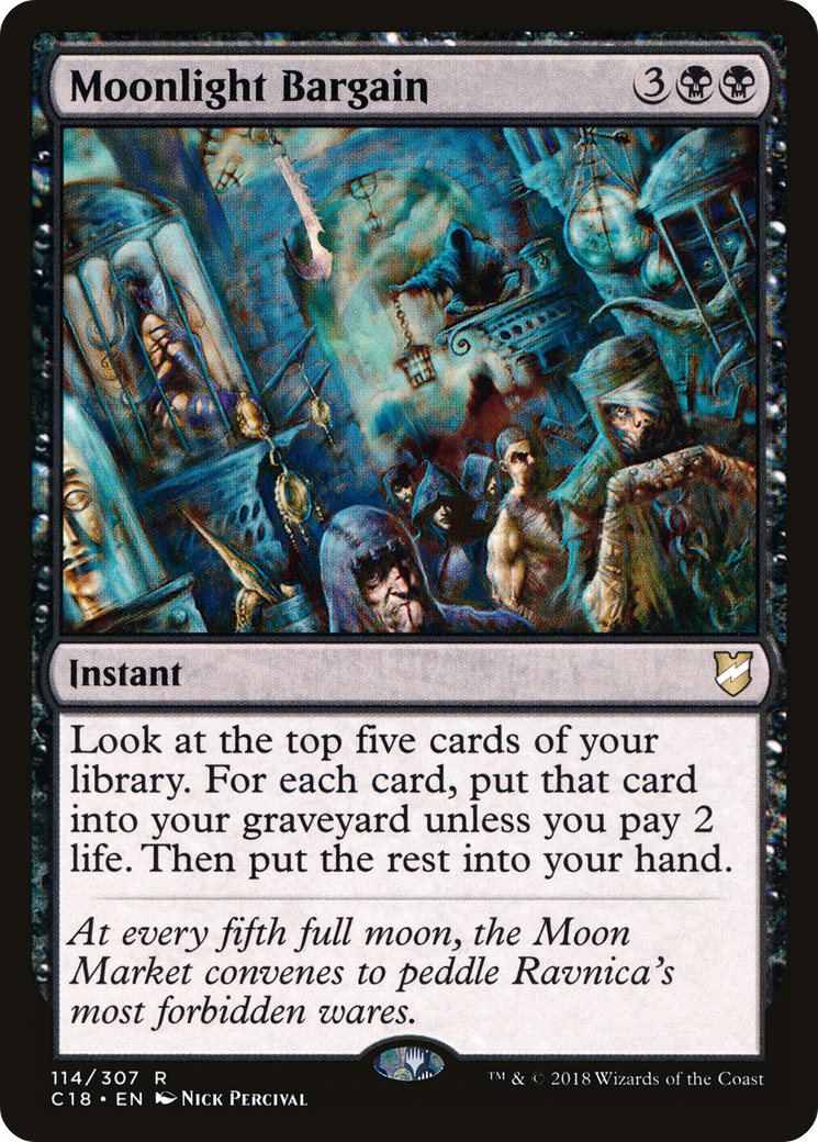 Image of Moonlight Bargain (C18-114) - Commander 2018