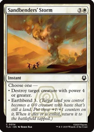Image of Sandbenders' Storm (TLA-034) - Avatar: The Last Airbender