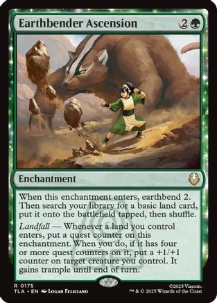 Image of Earthbender Ascension (TLA-175) - Avatar: The Last Airbender Foil