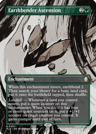 Image of Earthbender Ascension (Borderless) (TLA-307) - Avatar: The Last Airbender