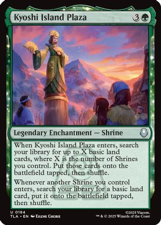 Image of Kyoshi Island Plaza (TLA-184) - Avatar: The Last Airbender Foil