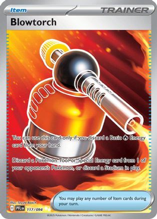 Image of Blowtorch 117/094  - Holofoil ME02 Phantasmal Flames - Ultra Rare