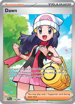 Image of Dawn 118/094  - Holofoil ME02 Phantasmal Flames - Ultra Rare
