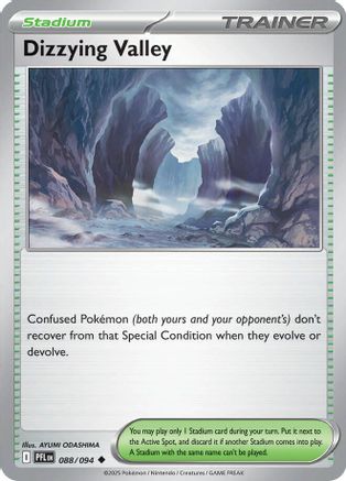 Image of Dizzying Valley 088  - Reverse Holofoil ME02 Phantasmal Flames - Uncommon