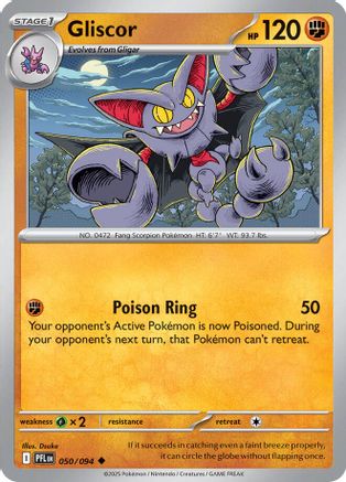 Image of Gliscor 050  ME02 Phantasmal Flames - Uncommon