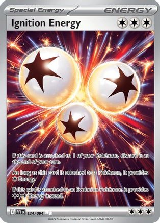 Image of Ignition Energy 124  - Holofoil ME02 Phantasmal Flames - Ultra Rare