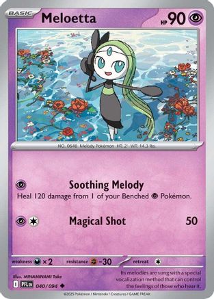 Image of Meloetta 040  ME02 Phantasmal Flames - Uncommon