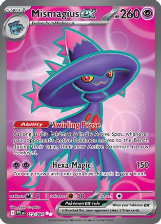 Image of Mismagius ex 112/094  - Holofoil ME02 Phantasmal Flames - Ultra Rare