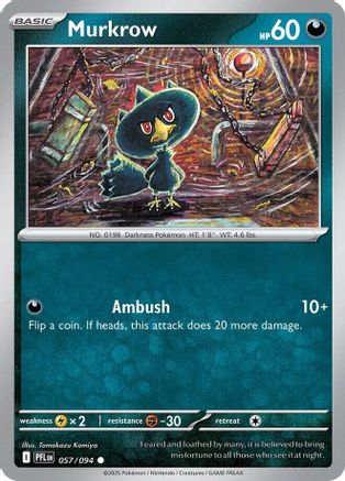 Image of Murkrow 057  ME02 Phantasmal Flames - Common