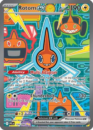 Image of Rotom ex 126/094  - Holofoil ME02 Phantasmal Flames - Special Illustration Rare