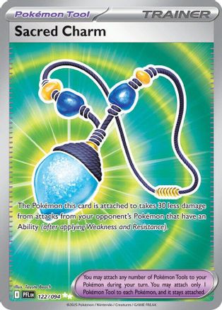 Image of Sacred Charm 122/094  - Holofoil ME02 Phantasmal Flames - Ultra Rare