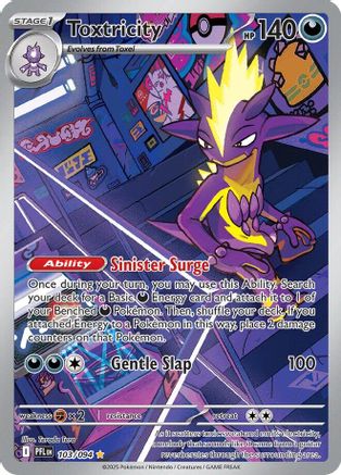 Image of Toxtricity 103/094  - Holofoil ME02 Phantasmal Flames - Illustration Rare